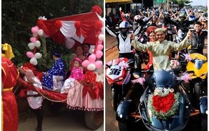 5 màn rước dâu "độc nhất vô nhị" ở Việt Nam