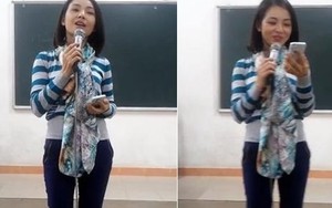 Clip cô giáo xinh đẹp hát "Riêng một góc trời" tặng sinh viên