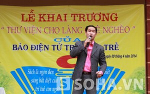 Khai trương "Thư viện cho làng quê nghèo" đầu tiên ở Hà Nội