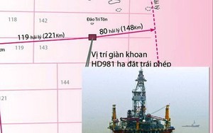 Yêu cầu Trung Quốc rút ngay giàn khoan HD-981 khỏi biển Việt Nam