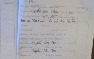 Giấy khai sinh Công Phượng chuẩn về pháp lý nếu...