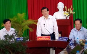 Chủ tịch nước làm việc tại Khu lưu niệm GS Trần Đại Nghĩa