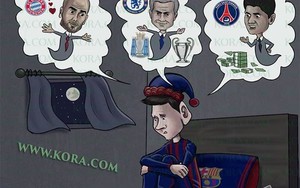 Ảnh vui: Tiền, tình, cúp, Messi biết chọn gì đây?