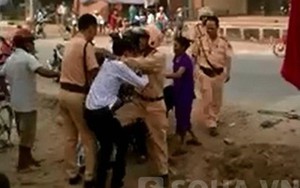 CA tỉnh Thanh Hóa lên tiếng vụ “CSGT hành hung người dân”