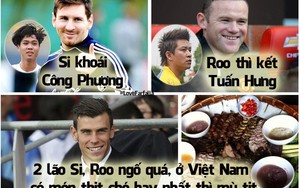 Theo chân bạn bè sang Việt Nam, Gareth Bale bị thịt chó "hớp hồn"