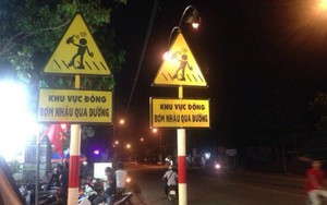Biển báo "Khu vực đông bợm nhậu qua đường" đã được tháo bỏ