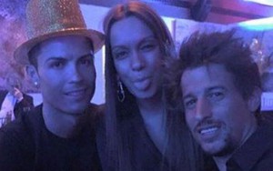 Cris Ronaldo "cặp" với em gái Coentrao?