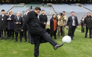 Chủ tịch Tập Cận Bình tham vọng lên đỉnh bóng đá thế giới
