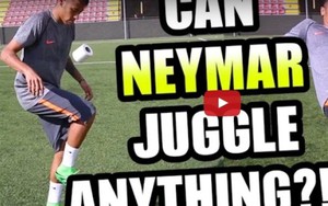 Chán tâng bóng, Neymar trổ tài tâng… giấy vệ sinh