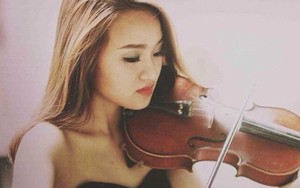 Cô gái xinh đẹp hơn nhờ kéo đàn Violon
