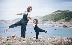 Bộ ảnh mẹ đơn thân 9x và con gái "đốn tim" dân mạng Việt