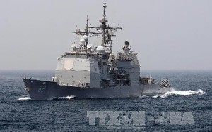 Mỹ triển khai tàu tuần dương tên lửa dẫn đường tại Yokosuka