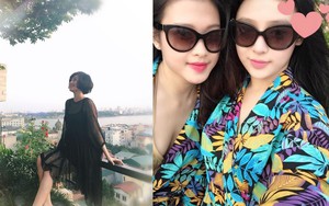 Tâm Tít thon gọn dù mang bầu tháng thứ 8, Huyền Baby khoe em gái "hot girl"