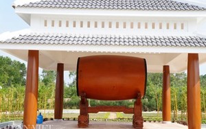 Tận mắt ngắm chuông và trống “cực khủng” ở Quảng Nam