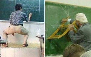 Những khoảnh khắc "bá đạo" của thầy cô trên bục giảng