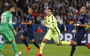 PSG 1-3 Barca: Khác biệt ở Suarez