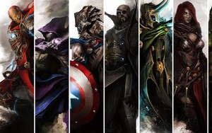 Choáng ngợp với concept Avengers phong cách trung cổ