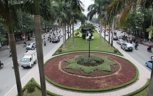Phá bỏ thảm cỏ, cây xanh trên con đường đẹp nhất thủ đô