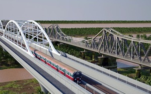 Xây dựng cầu đường sắt cách cầu Long Biên 75m
