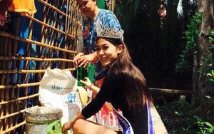 Hoa hậu “nhặt rác” Thái Lan gian dối về học vấn