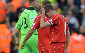 Liverpool thua sốc, Gerrard cúi đầu chia tay Alfield