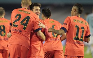 Thắng "rùa", Barca vẫn bỏ xa Real
