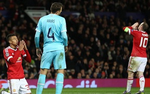 Hòa thất vọng, Man United sắp bị "đá" khỏi Champions League