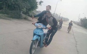 Rùng mình với "màn xiếc đường phố" của 2 thanh niên Việt
