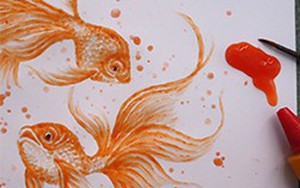 9x Sài thành 'hô biến' tương ớt, cà phê… thành tranh vẽ