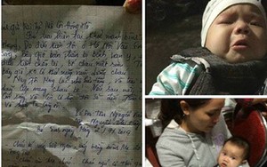 Bé trai 8 tháng tuổi bị bỏ rơi cùng bức thư đẫm nước mắt của mẹ