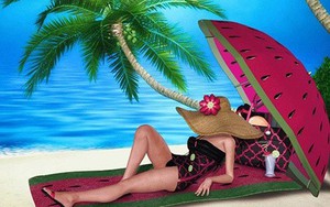 Phụ nữ và đàn ông nhìn gì trên bãi biển?