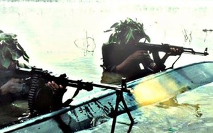 Huấn luyện trên sông nước ở Trung đoàn 3