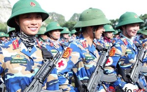 Cận cảnh các lực lượng đang tập luyện diễu binh, diễu hành