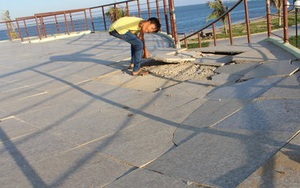 Công viên biển bàn giao một năm đã xuống cấp