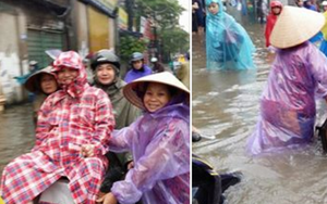 Xe bò lội nước đi... đẻ ở Hà Nội: "Vợ tôi đã sinh hai cháu trai"