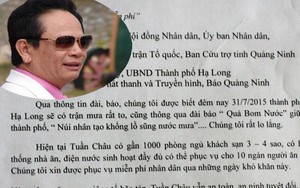 Chi tiết đặc biệt ở thư mời người dân của "chúa đảo" Tuần Châu