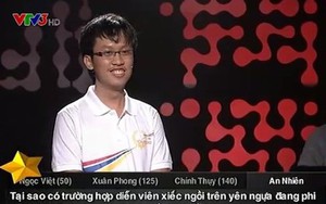 Khán giả "chết cười" với phần trả lời tại Đường lên đỉnh Olympia