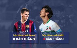 Công Phượng vượt trội Messi, sánh ngang Ronaldo ngày ra mắt