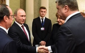 Putin: Họp 4 bên đạt thoả thuận ngừng bắn ở đông Ukraine từ 15/2