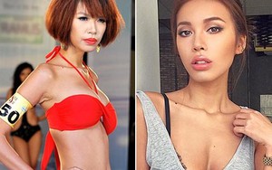 Cận cảnh nhan sắc khác lạ của "gà" cũ "ông bầu" Ngọc Trinh