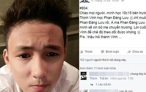 Hot boy "Tôi thấy hoa vàng trên cỏ xanh" nổi như cồn trên trang Confession của trường