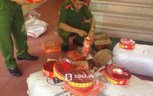 Đón lõng bắt 2 đối tượng vận chuyển và tàng trữ hơn 400kg pháo