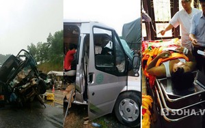 Xe đi đón dâu gặp nạn, 2 người chết, 6 người bị thương