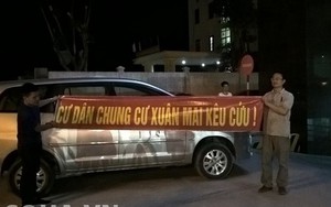 Dân chung cư ở Hà Nội tố bị chủ đầu tư chặn xe, không cho về nhà