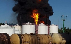 Cháy lớn tại kho chứa dầu gần thủ đô Kiev