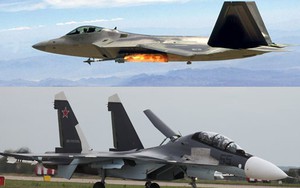 Su-30SM có thể chiến thắng F-22 trên bầu trời Syria?
