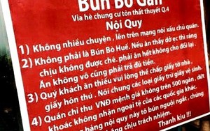 Quán bún bò có nội quy lạ và "độc chiêu" tiếp thị