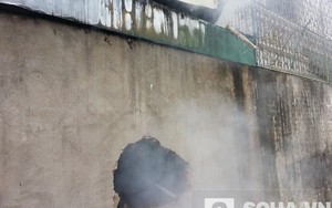 Vội vã đục tường chữa cháy tại tòa nhà VTV Cab ở Nghệ An