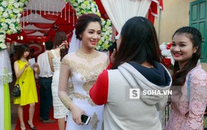 Cận cảnh đám cưới quê hoành tráng của hot girl Hà Min