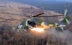 [VIDEO] Trực thăng Mil Mi-24 thị uy sức mạnh